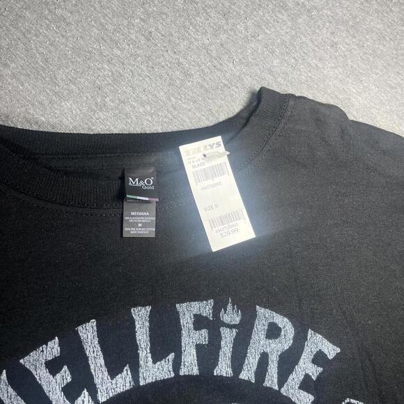 NWT Stranger Things Netflix Hellfire Club Mens longsleeve Tshirt  Size  Medium - Picture 2 of 6